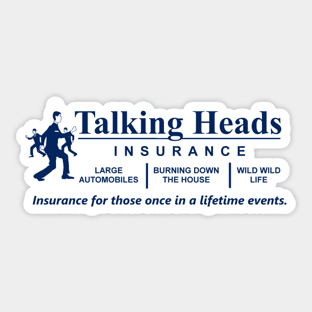 Talking Heads Insurance Sticker by Bigfinz